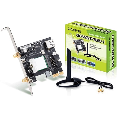 Gigabyte GC-WB1733D-I WiFi Card - Intel 9260 AC1750 Bluetooth 5.0 Gigabyte GC-WB1733D-I WiFi Card - Intel 9260 AC1750 Bluetooth 5.0
